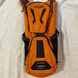 CamelBak Lobo Hydration Pack in Vibrant Orange and Black